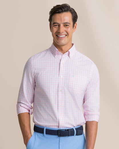 Precheck Plaid Coastal Breeze® Sport Shirt