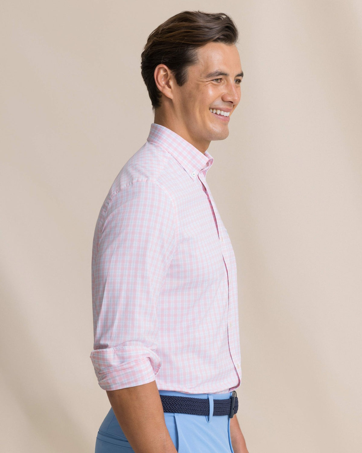 Precheck Plaid Coastal Breeze® Sport Shirt
