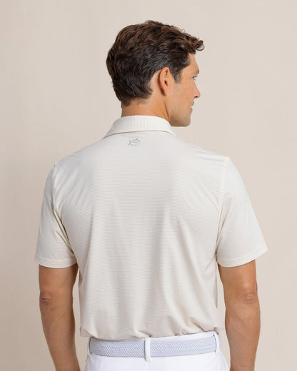 brrr°®-eeze Meadowbrook Stripe Polo - Sand White