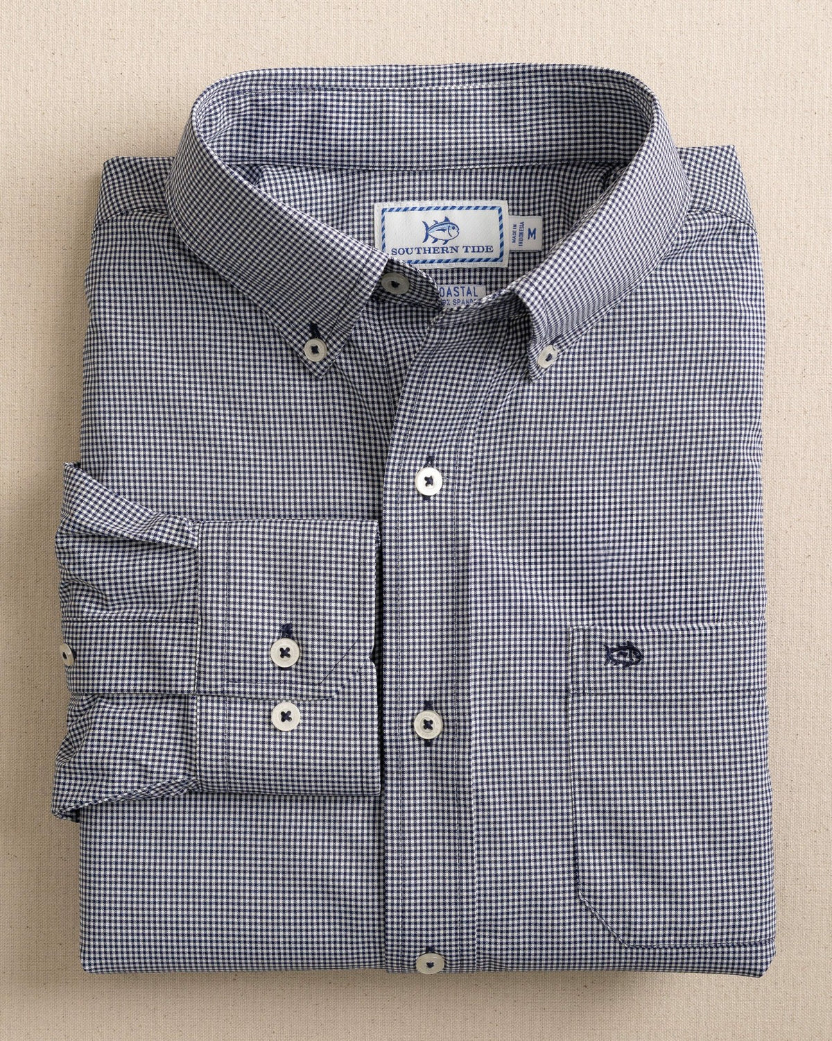 Gingham Intercoastal Performance Sport Shirt