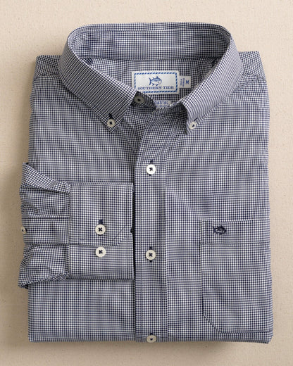 Gingham Intercoastal Performance Sport Shirt