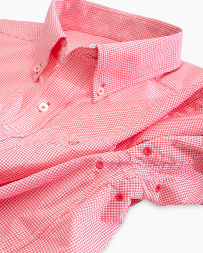 Gingham Intercoastal Performance Sport Shirt