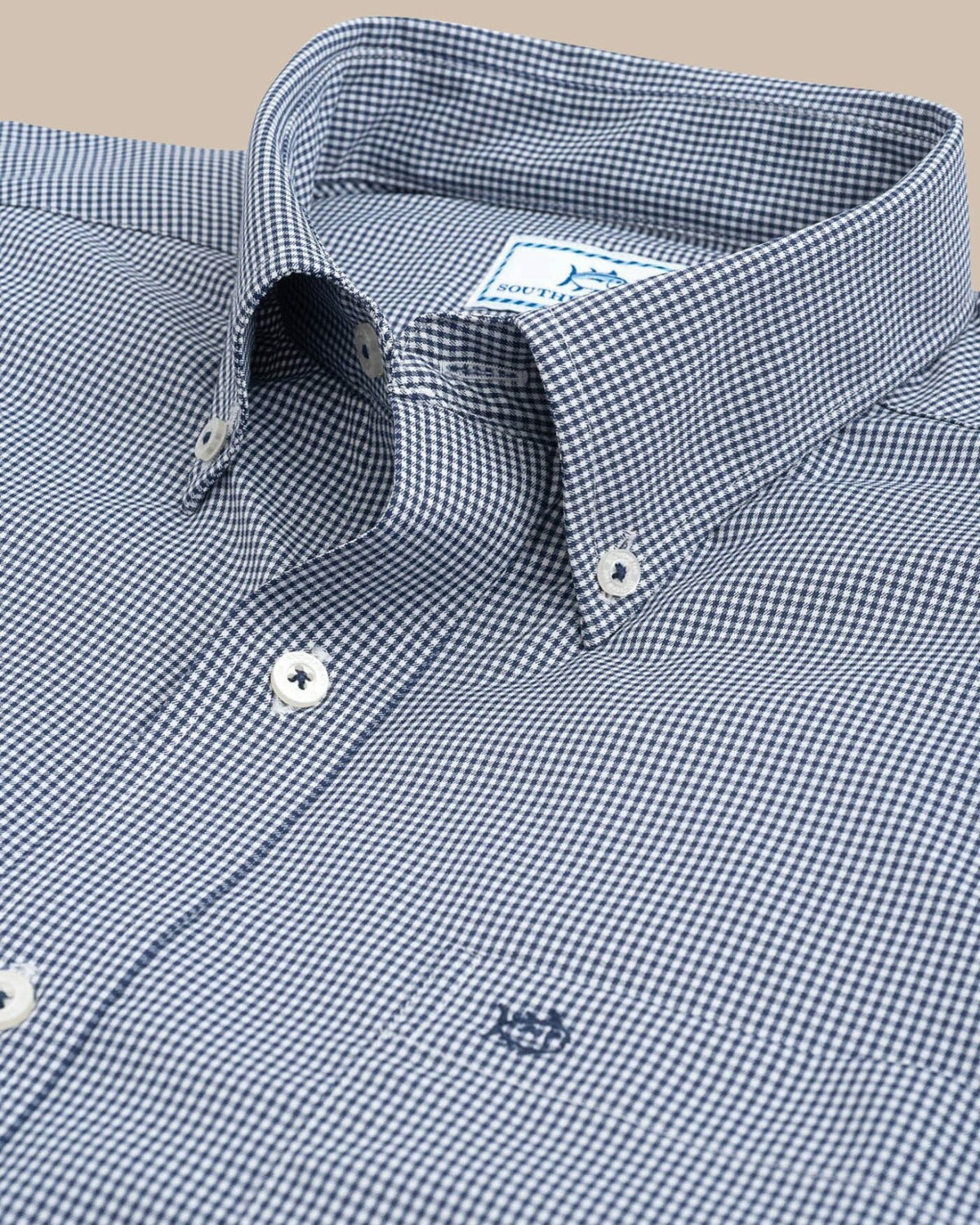 Gingham Intercoastal Performance Sport Shirt