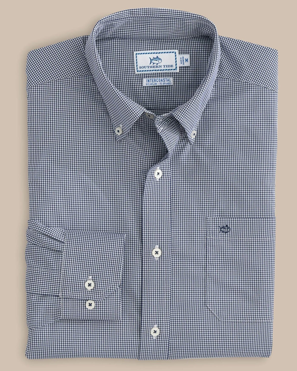 Gingham Intercoastal Performance Sport Shirt