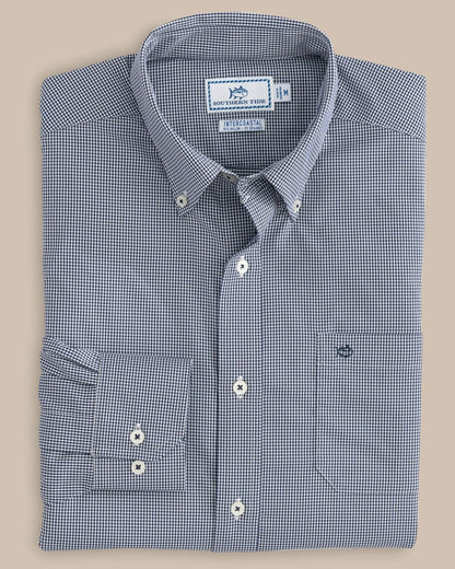 Gingham Intercoastal Performance Sport Shirt