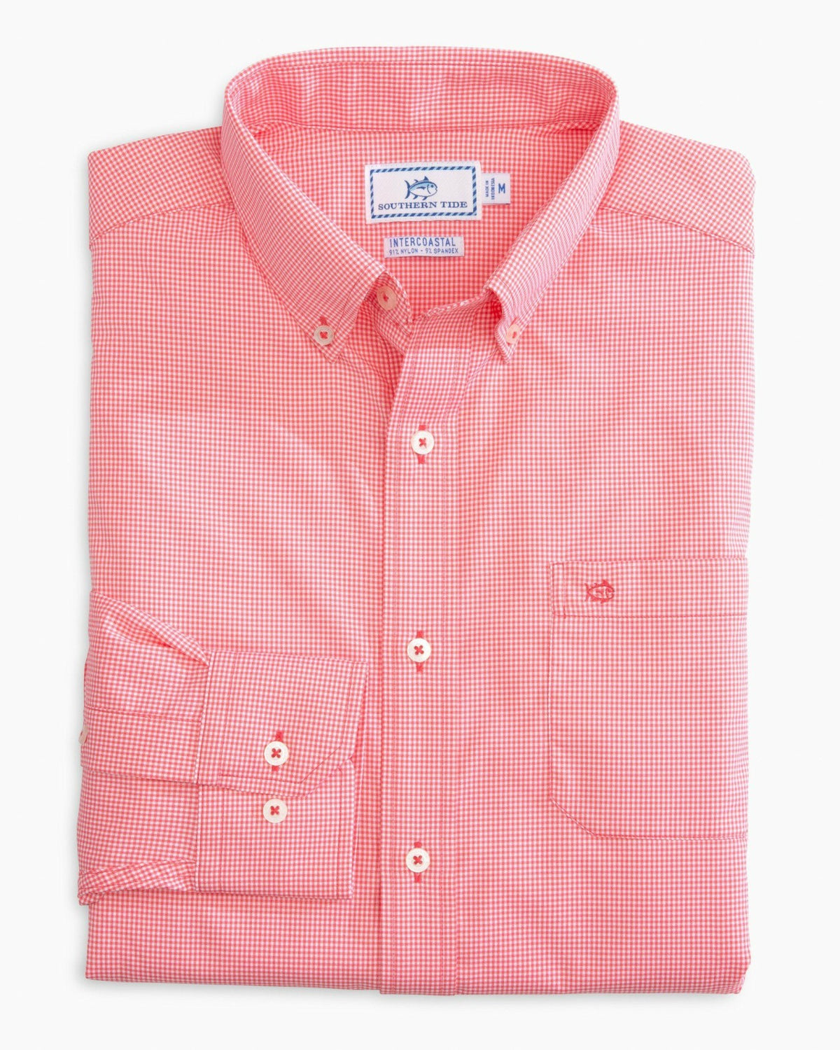 Gingham Intercoastal Performance Sport Shirt