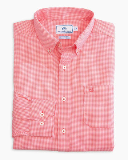 Gingham Intercoastal Performance Sport Shirt