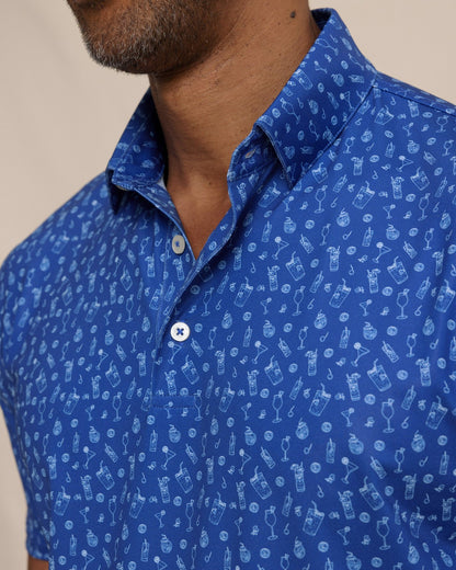 Driver Pour Decisions Printed Polo