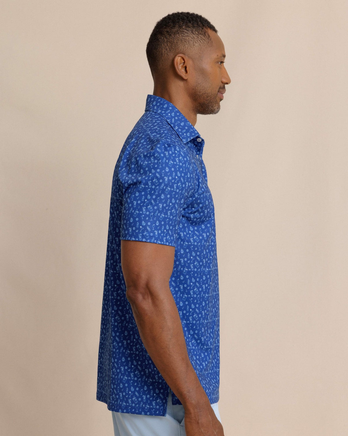 Driver Pour Decisions Printed Polo