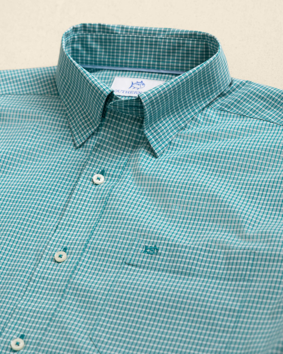 Crofton Plaid Charleston Sport Shirt - Spruce