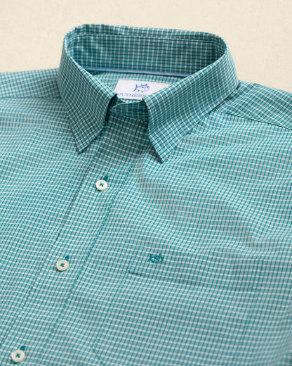 Crofton Plaid Charleston Sport Shirt - Spruce