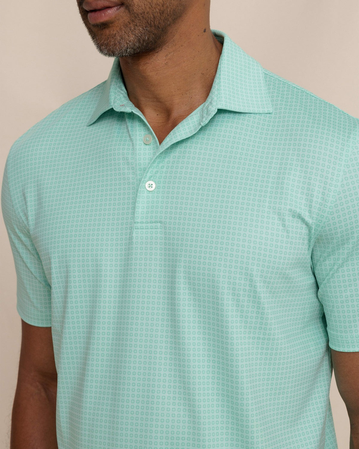 Driver Spring Geo Printed Polo