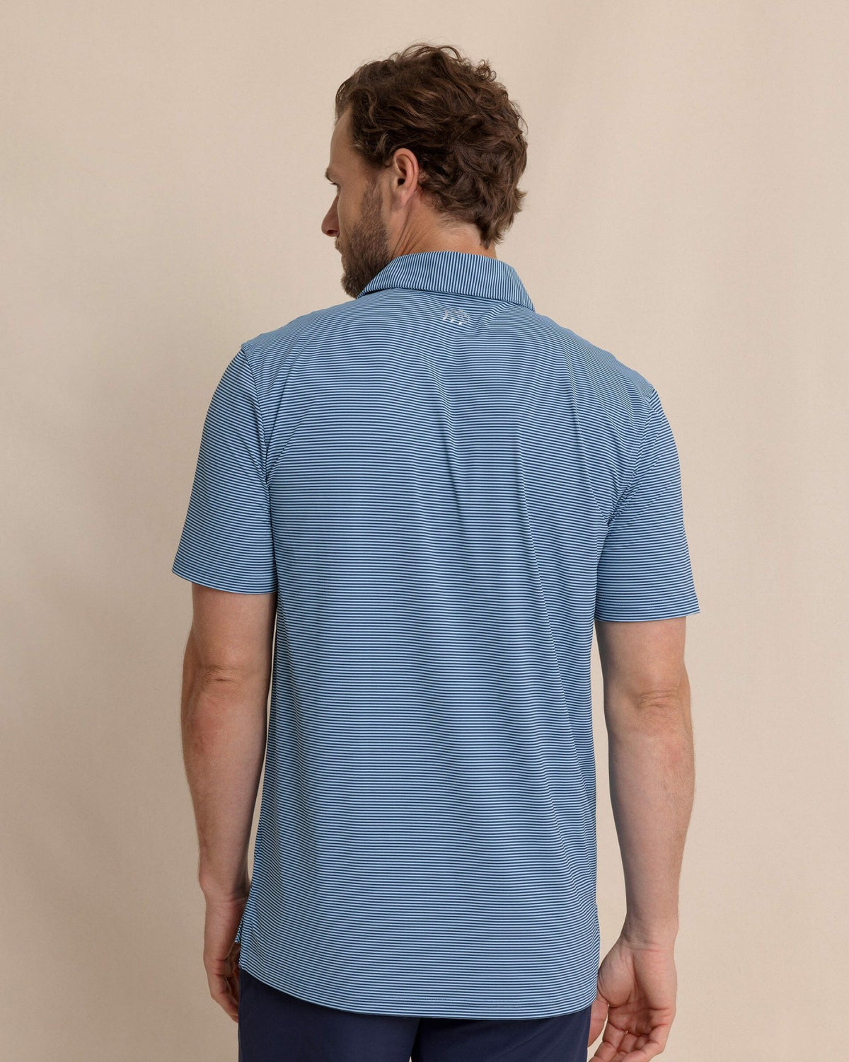brrr°® Meadowbrook Stripe Polo - Ocean Channel