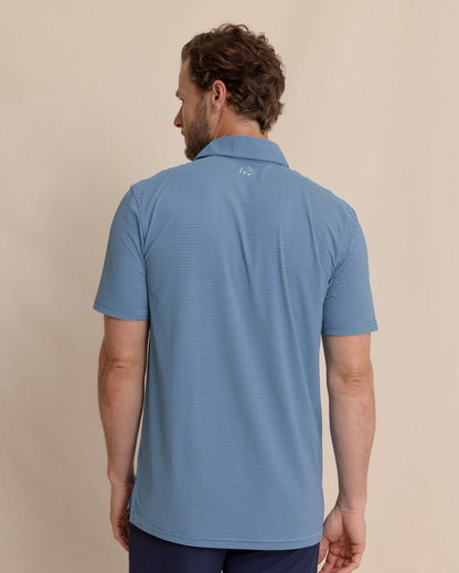 brrr°® Meadowbrook Stripe Polo - Ocean Channel