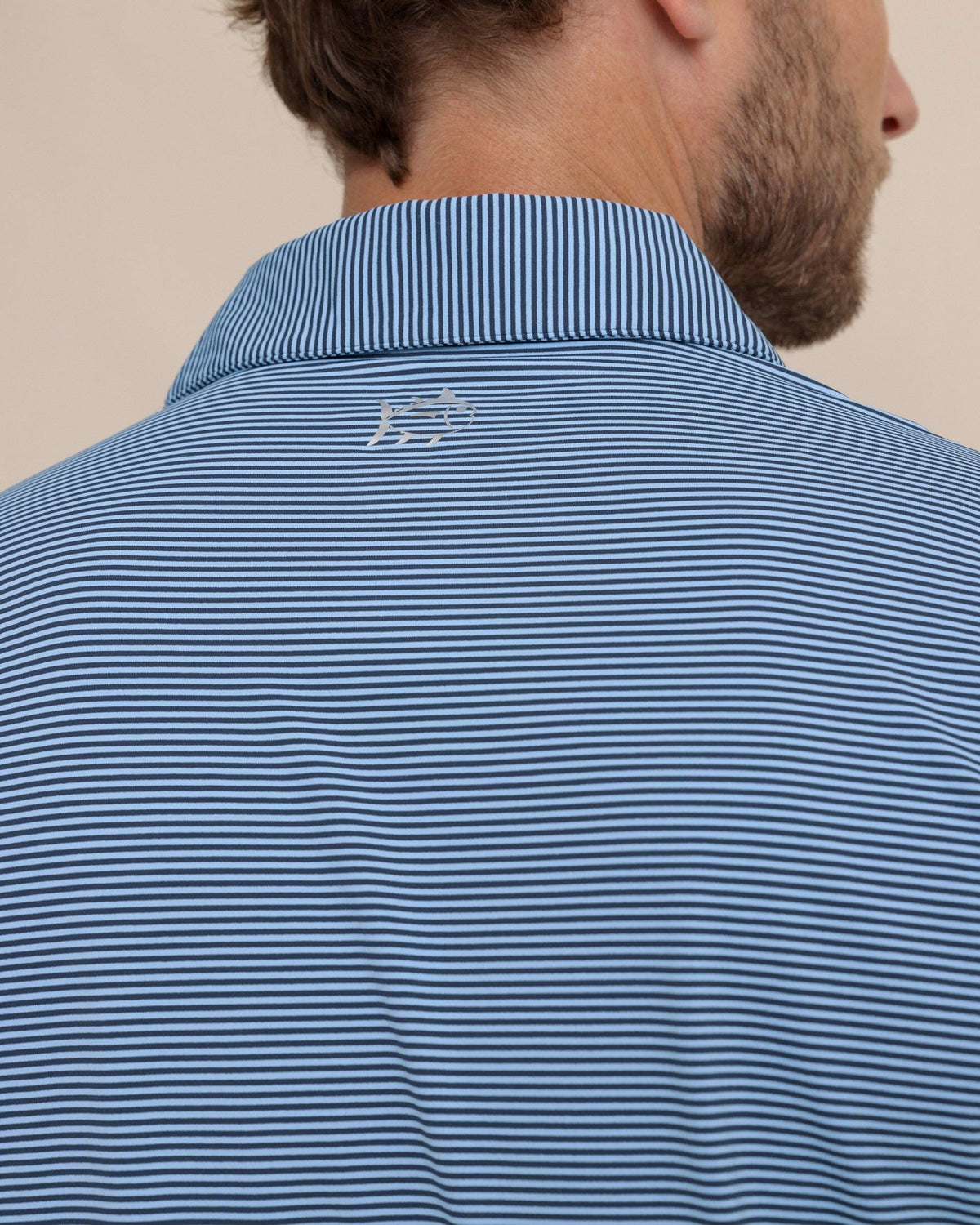 brrr°® Meadowbrook Stripe Polo - Ocean Channel