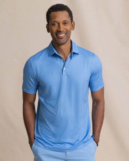 Driver Seaside Geo Printed Polo
