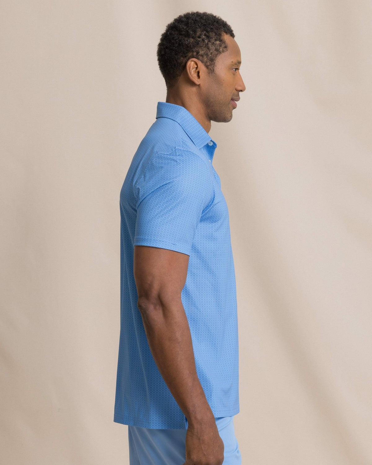 Driver Seaside Geo Printed Polo