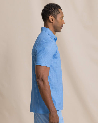 Driver Seaside Geo Printed Polo