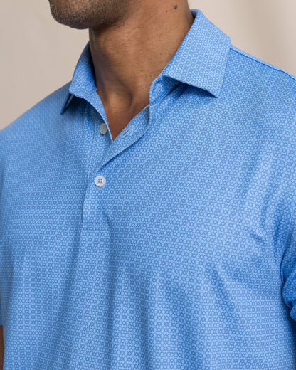 Driver Seaside Geo Printed Polo