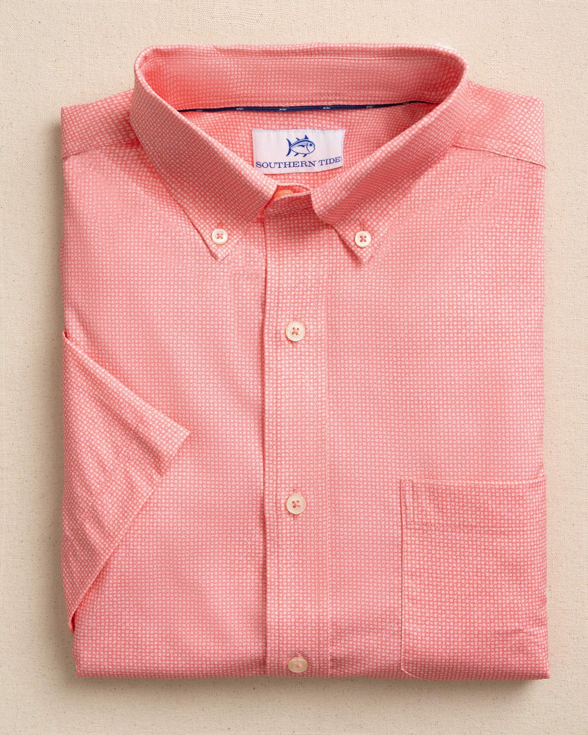 Eastport Heather brrr°® Short Sleeve Sport Shirt