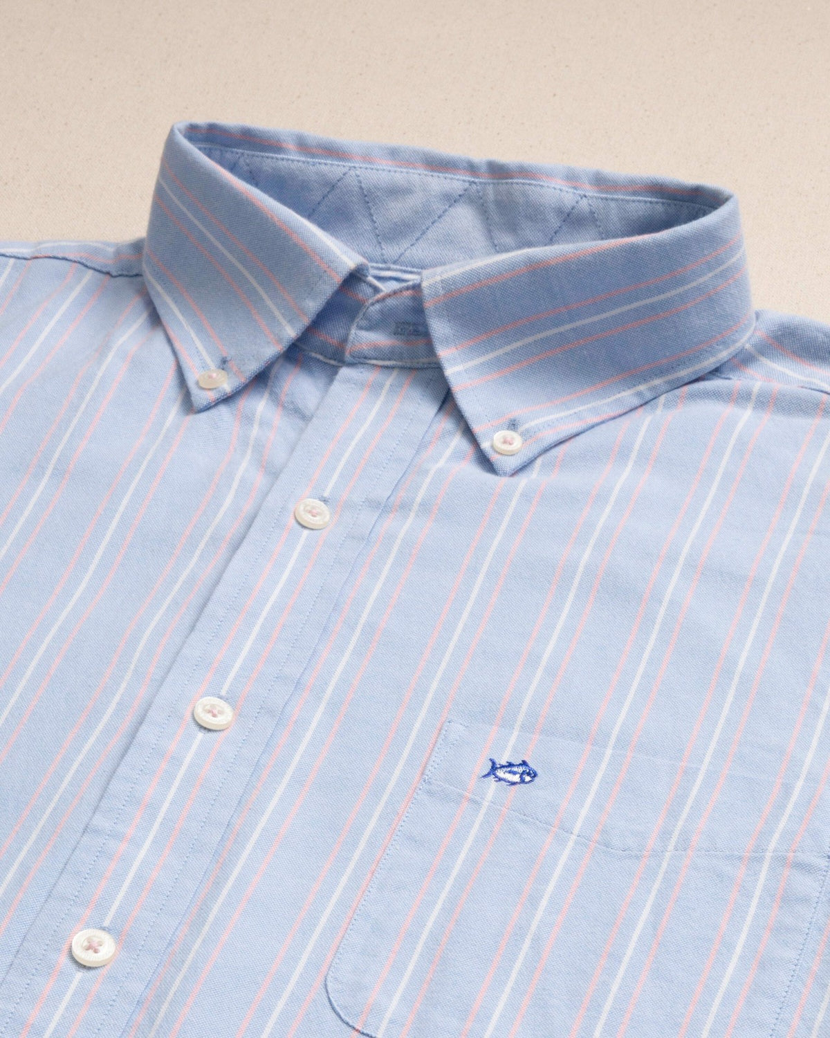 Beachside Charleston Oxford Stripe Sport Shirt