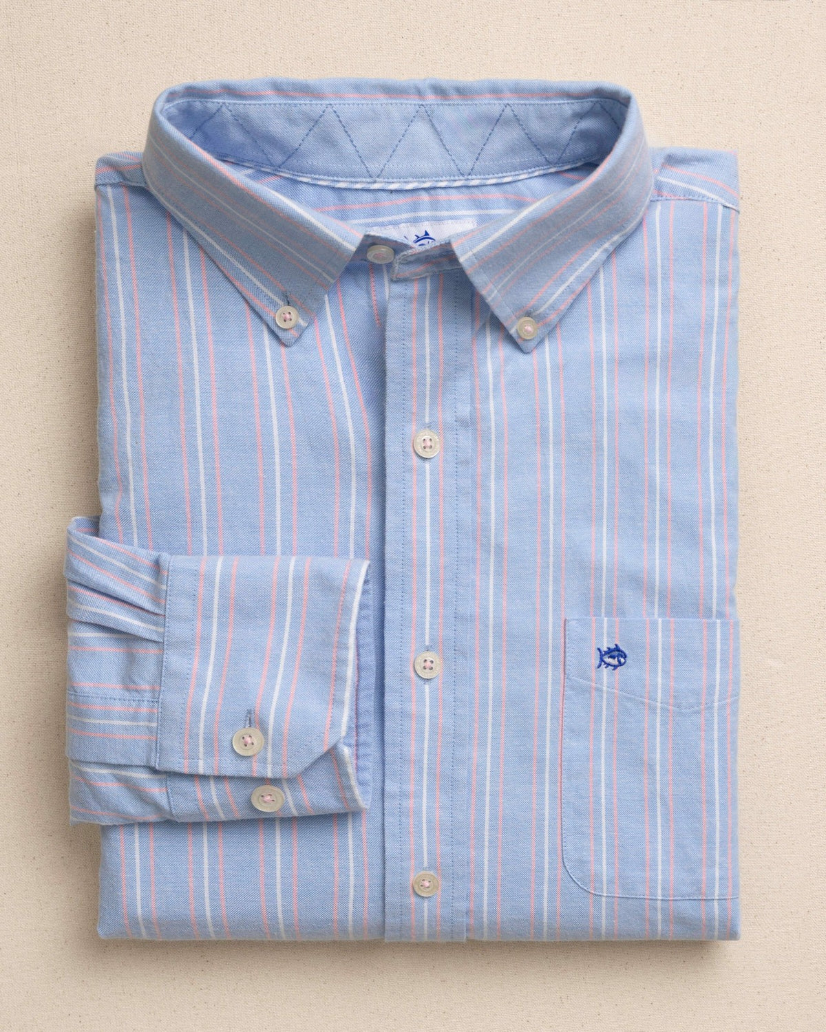 Beachside Charleston Oxford Stripe Sport Shirt