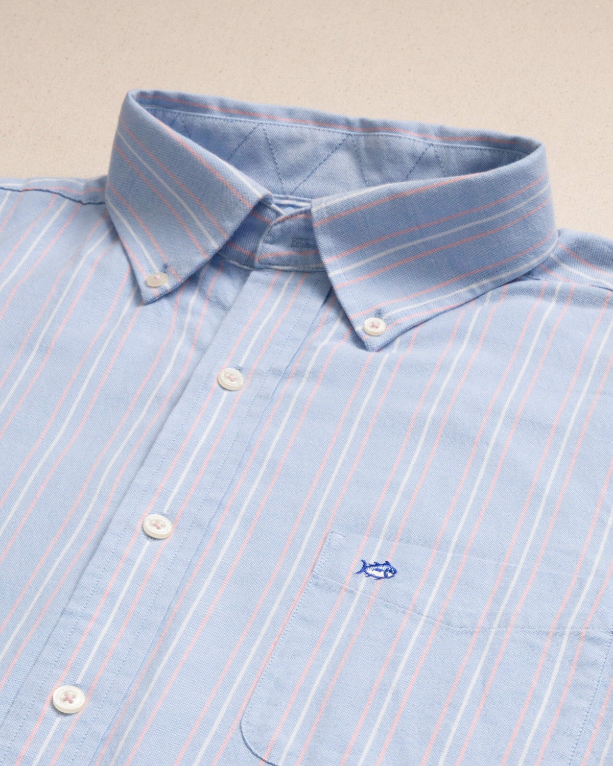Beachside Charleston Oxford Stripe Sport Shirt