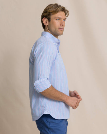 Beachside Charleston Oxford Stripe Sport Shirt