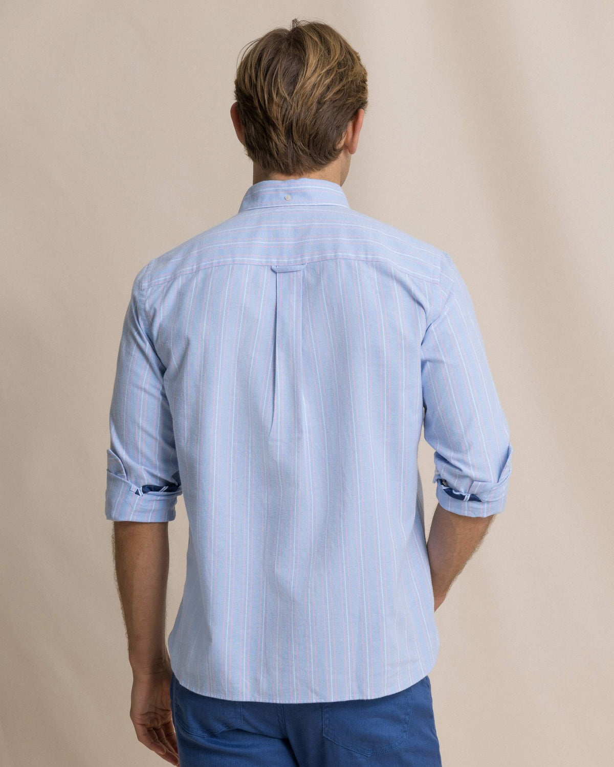 Beachside Charleston Oxford Stripe Sport Shirt
