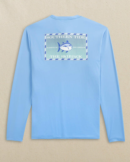 Grey Marlin Long Sleeve Performance T-Shirt
