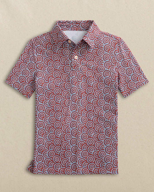 Boys Driver Firecracker Printed Performance Polo