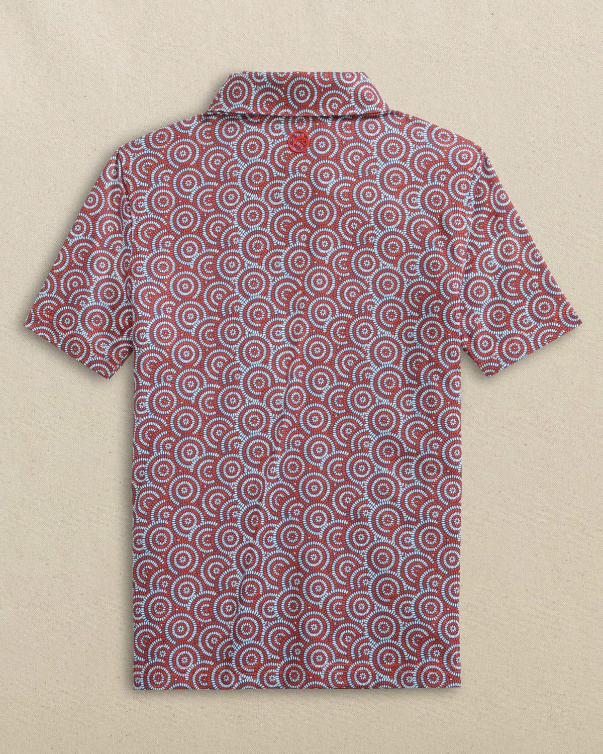 Boys Driver Firecracker Printed Performance Polo