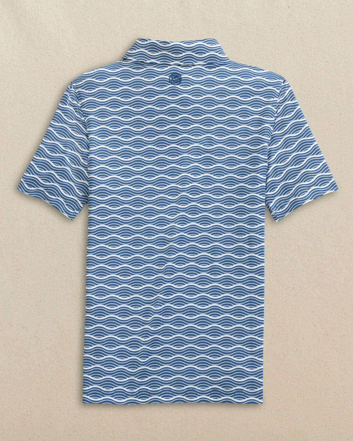 Boys Driver Waves Printed Performance Polo