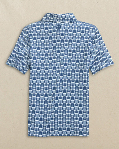Boys Driver Waves Printed Performance Polo
