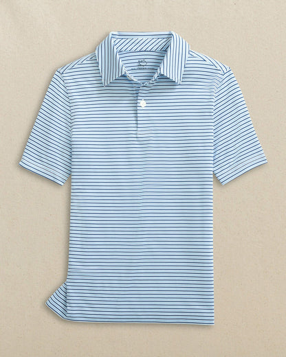 Boys Driver Micro-Stripe Performance Polo