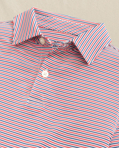 Boys Driver Micro-Stripe Performance Polo