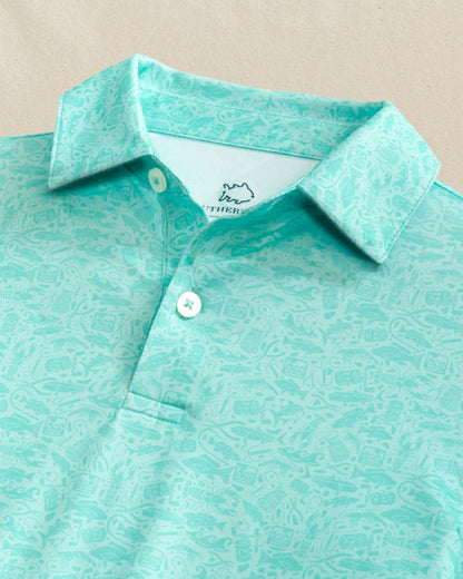 Boys Driver Seawatch Printed Performance Polo