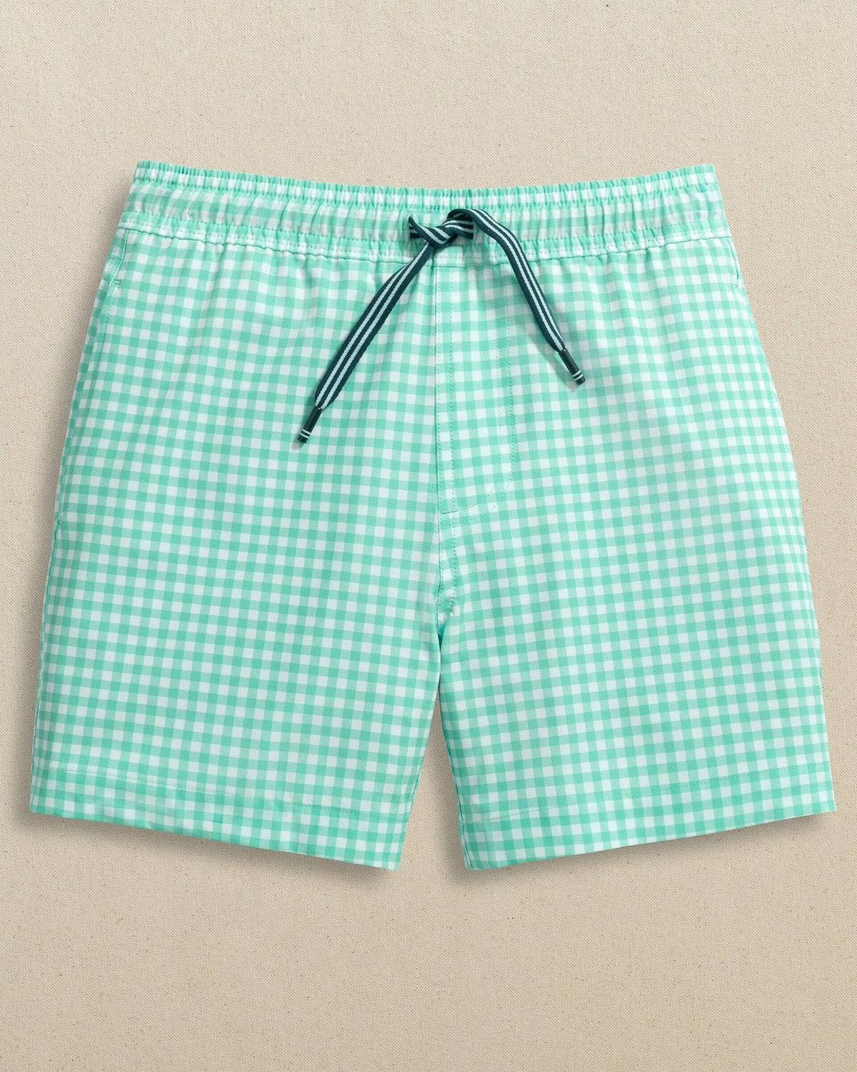 Boys Pelican Bay Gingham Maritime Swim Trunk