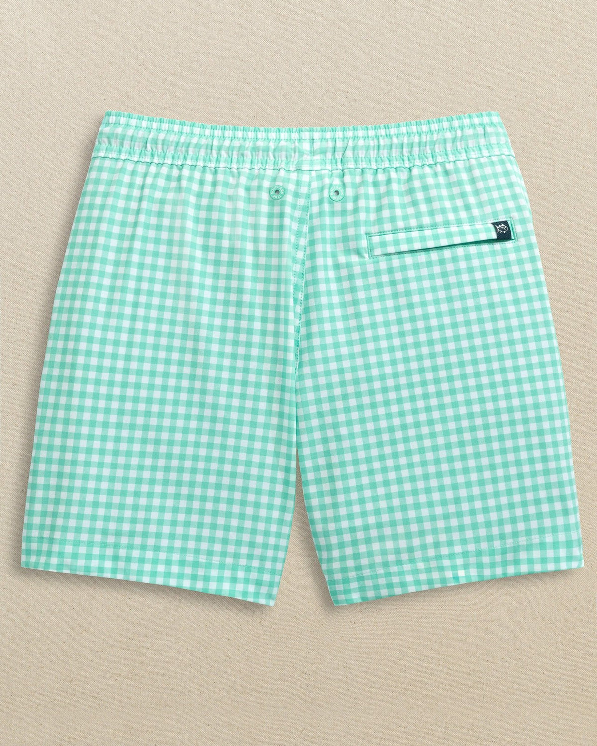 Boys Pelican Bay Gingham Maritime Swim Trunk