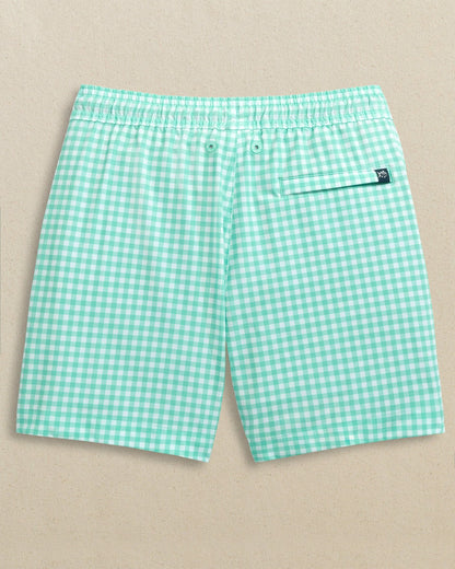 Boys Pelican Bay Gingham Maritime Swim Trunk