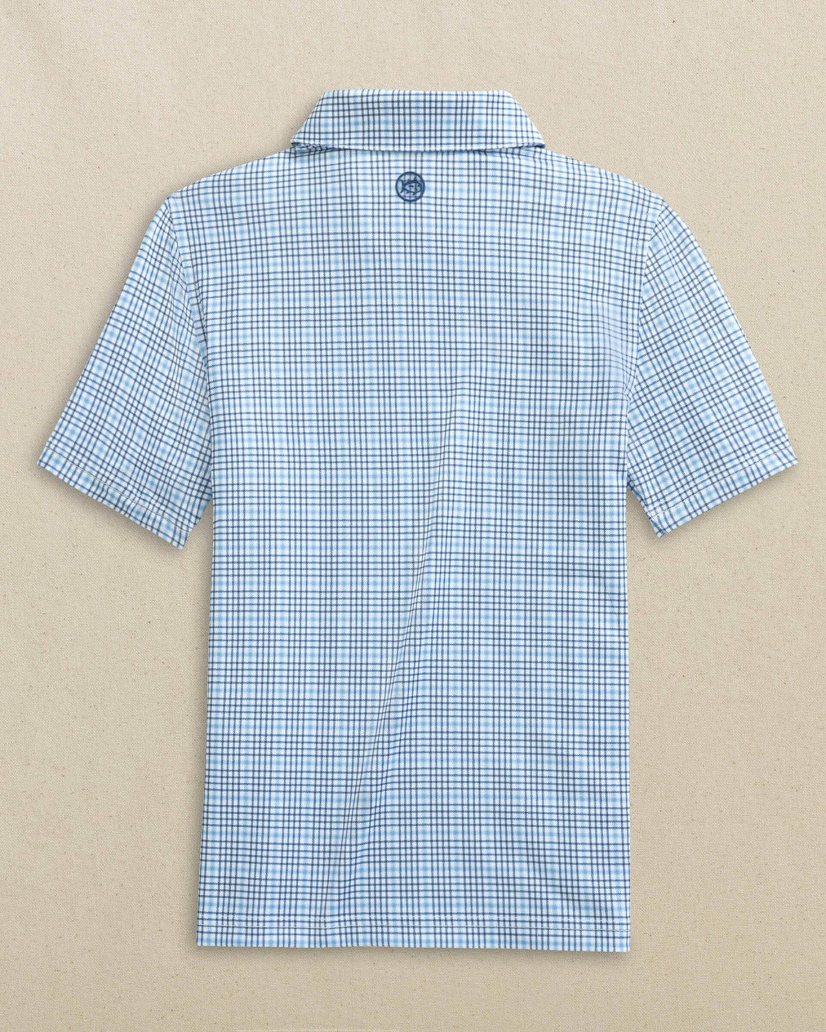 Boys Driver Plaid Performance Polo