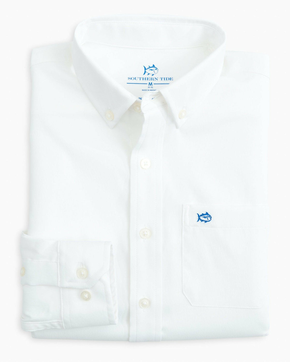 Boy's Intercoastal Solid Button Down Shirt