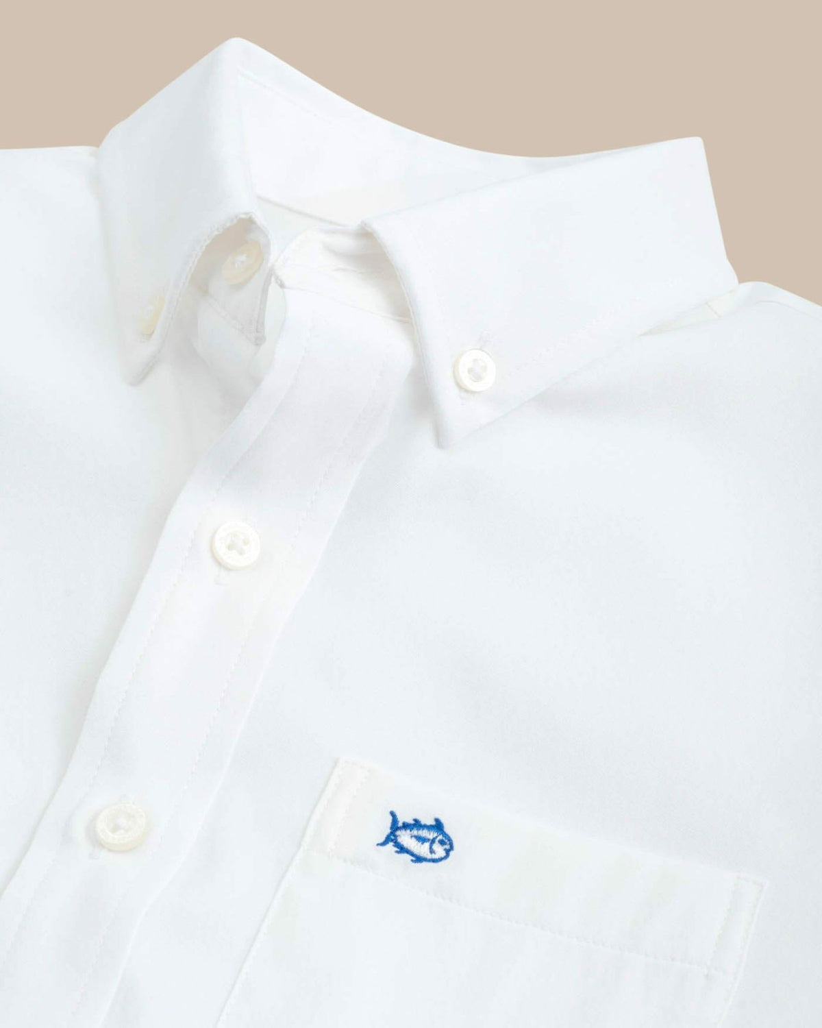 Boy's Intercoastal Solid Button Down Shirt
