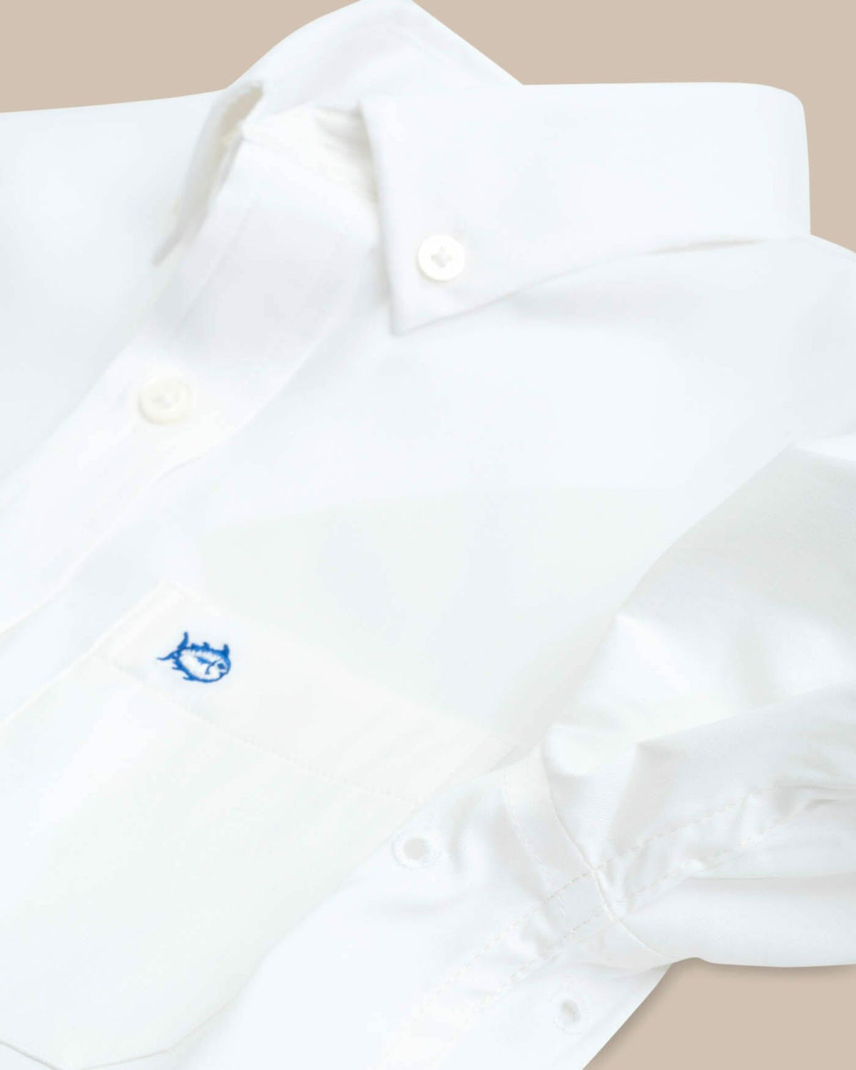 Boy's Intercoastal Solid Button Down Shirt