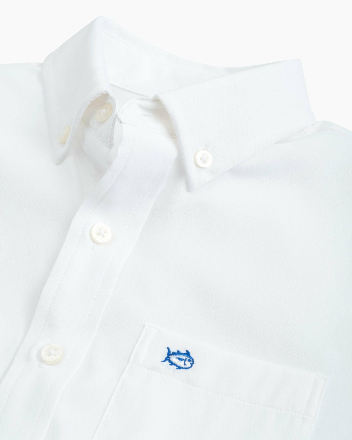 Boy's Intercoastal Solid Button Down Shirt