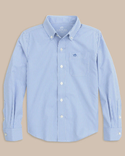Youth Intercoastal Bengal Stripe Sport Shirt