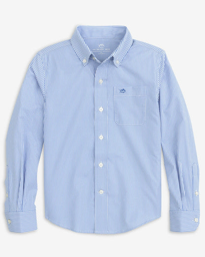 Youth Intercoastal Bengal Stripe Sport Shirt