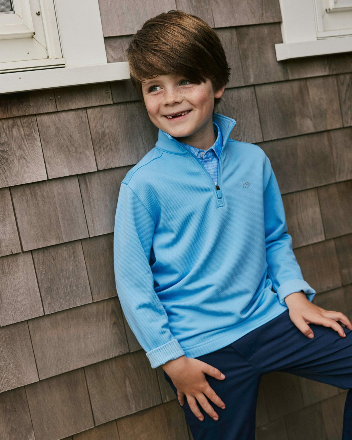 Boys Schooner Quarter Zip