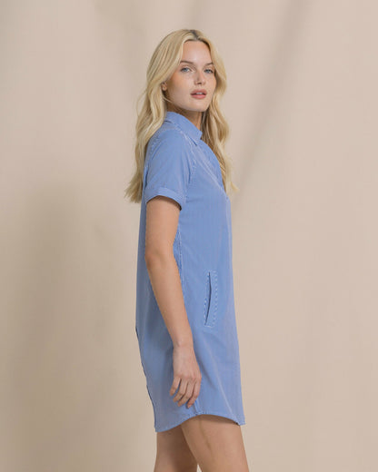 Kamryn Stripe Coastal Breeze® Dress