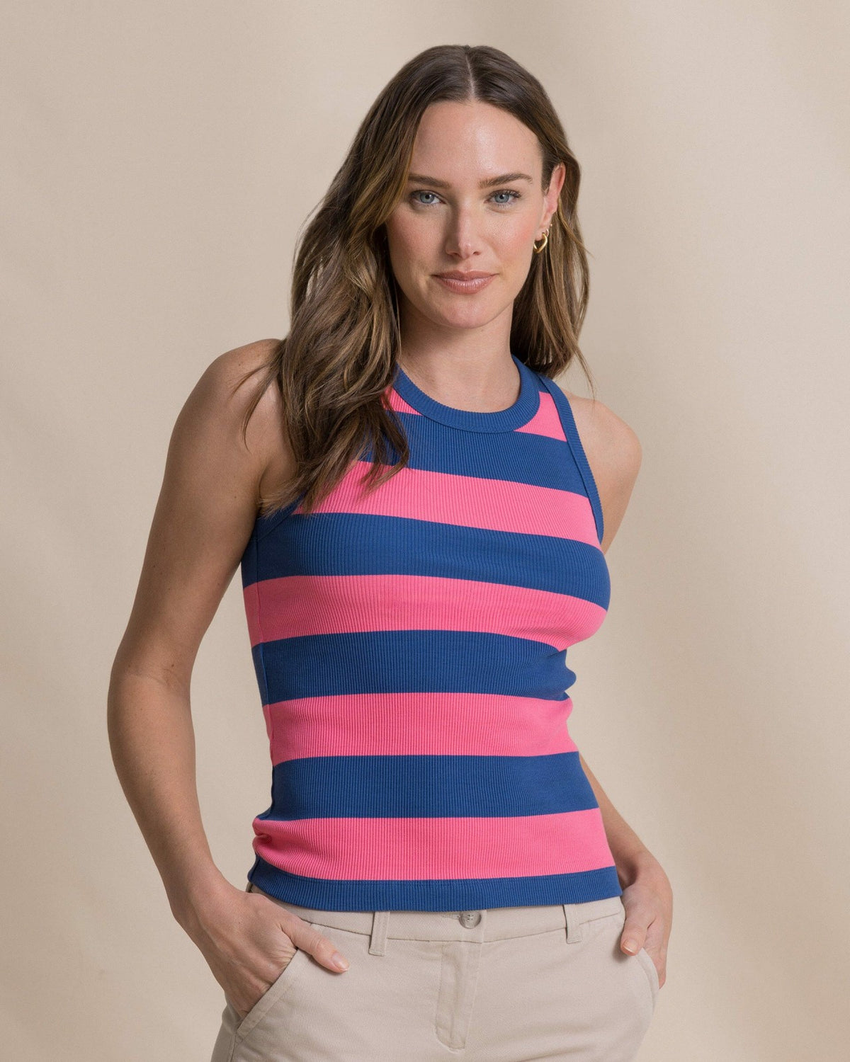 Ryan Striped Rib Tank